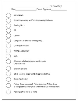 Preview of Behavior Forms for the Classroom