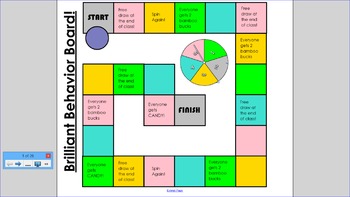 Preview of Behavior Game Board Classroom Management