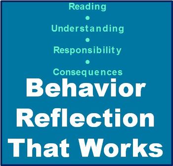 Preview of Behavior Incident Reflection and Discipline Form for Students