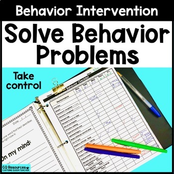 Preview of Behavior Management and Intervention Forms and Improvement Plan Editable