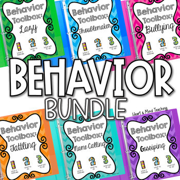 Preview of Behavior Intervention Toolbox BUNDLE Classroom Interventions