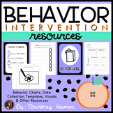 Behavior Intervention Tools {Charts, Data Collection, Temp
