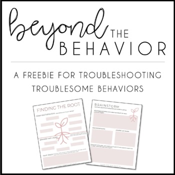 Preview of Behavior Interventions | Behavior Management | FREEBIE