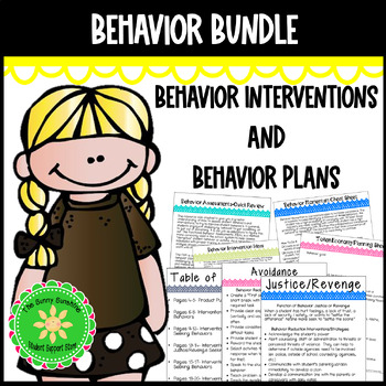 Preview of Behavior Interventions and Forms Bundle