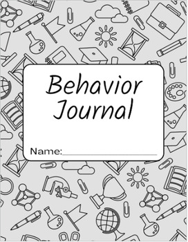 Preview of Behavior Journal (FOR WHOLE SCHOOL YEAR)- Editable