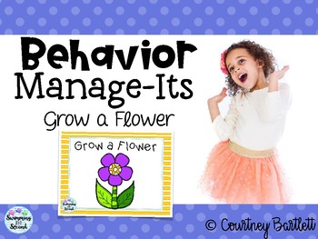 Preview of Behavior Manage-Its - Grow a Flower
