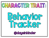 Behavior Management 10 Frame Tracker Character Traits