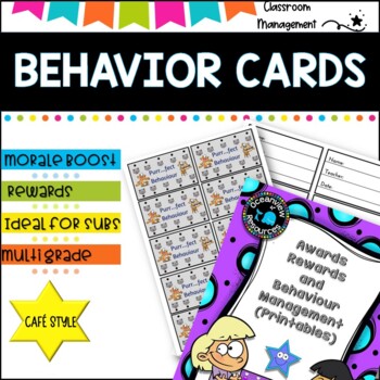 Preview of Behavior Management- Awards and Printables