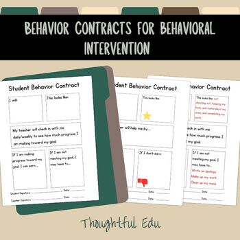 Preview of Behavior Management -- Behavior Contracts