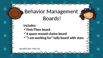Preview of Behavior Management Boards