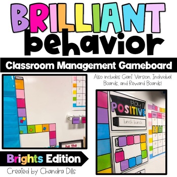 Preview of Behavior Management | Brilliant Behavior Game Board | Brights