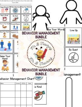 Preview of Behavior Management Bundle **Printable & Editable**