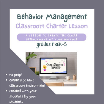 Preview of Behavior Management Classroom Charter Lesson