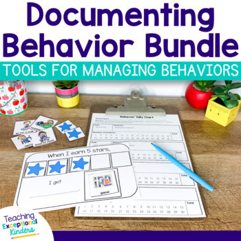 Preview of Behavior Management Documentation with Tracking Sheets and Token Boards Bundle