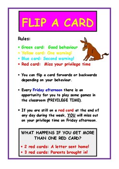 Behavior Management Flip Chart With Rainbow Markers - Primary - 1 flip  chart, 8 markers