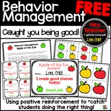 Behavior Management Incentive Free "Caught You Being Good!"