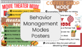 Behavior Management Modes Posters *CHAMPS ALIGNED*