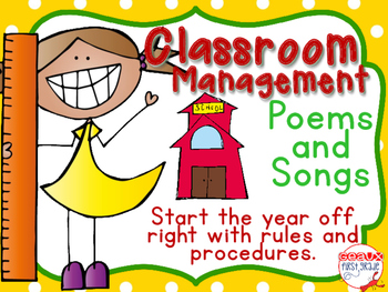 Preview of Classroom Management Poems and Songs