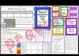 Behavior Management Starter Pack: Classroom Clip Chart, Fo