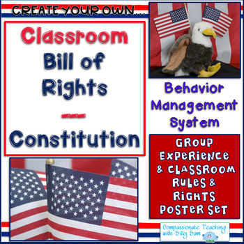 Preview of Behavior Management System Classroom Bill of Rights - Constitution