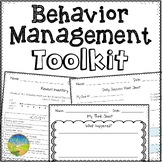 Behavior Management Toolkit - Think Sheets, Reward Invento
