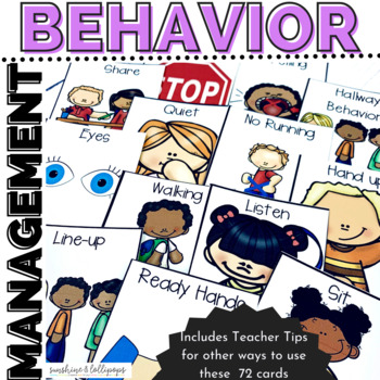 Preview of Positive Classroom Behavior Management Visuals for English Language Learners