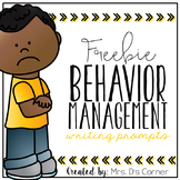 FREE Behavior Management Writing Prompts