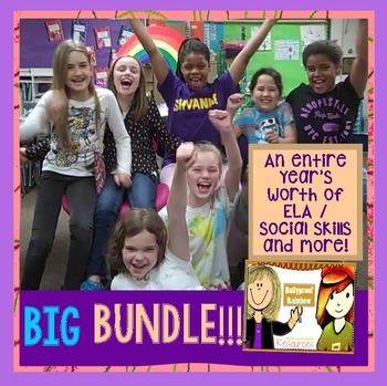 Preview of Social Emotional Learning Classroom Community Year Long Bundle Part One SEL