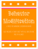 Behavior Modification: 6 Tricks for Managing Classroom Behavior