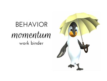 Preview of Behavior Momentum Work Binder