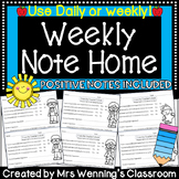 Notes Home for Parent Communication!
