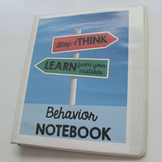 Behavior Notebook for Classroom Management