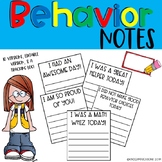 Behavior Notes & Log