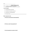 Behavior Planning Worksheet + Apology Letter for Students 