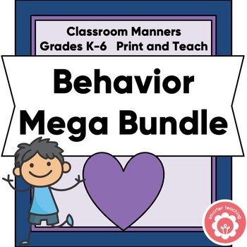 Preview of Behavior Plans Mega Bundle for Schoolwide Use Grades K-6 Print and Teach