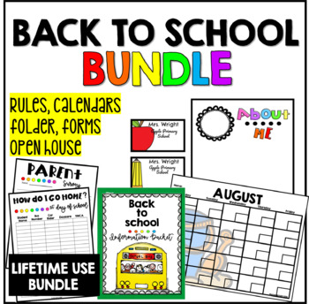 Back to School Must Haves by It's Elementary by Marian Wright | TpT
