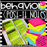 Behavior Post-it Notes EDITABLE - Daily Sticky Notes to Send Home
