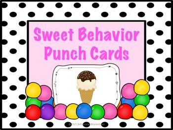 Punch Cards {FREEBIE}  Behavior punch cards, Punch cards