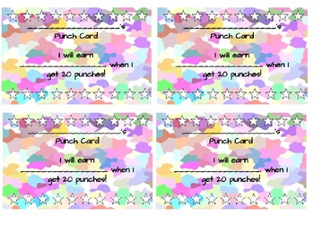 Printable Reward Punch Cards for Kids – Motivation for Mom