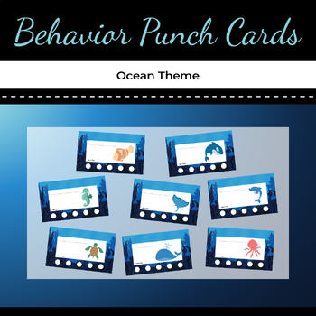 Punch Cards Goal Setting Behavior Rewards Ocean Set