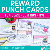 Behavior Punch Cards | Editable Student Reward for Classro
