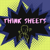 Behavior Reflection Sheets - Appropriate for Grades 1-6 & 