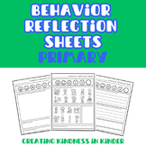 Behavior Reflection Sheets for Primary