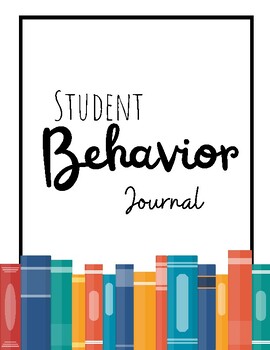 Preview of Behavior Reflection/Tracker Journal