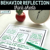 Behavior Reflections | Think Sheets