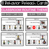 Behavior Reteach Practice Cards - Cards and Training Videos