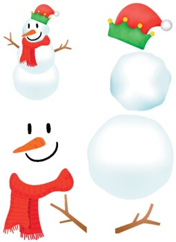 Free Printable Build A Snowman for Kids 