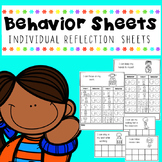 Individual Behavior Chart Daily Schedule