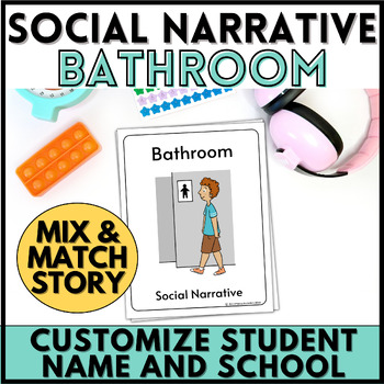 Preview of Social Skills Story: Bathroom Social Narrative