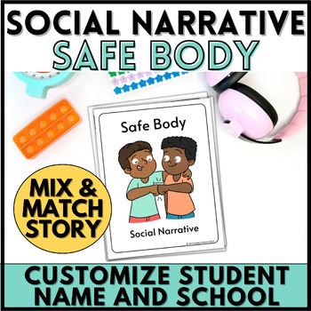 Preview of Social Skills Story: Hands To Self Social Narrative
